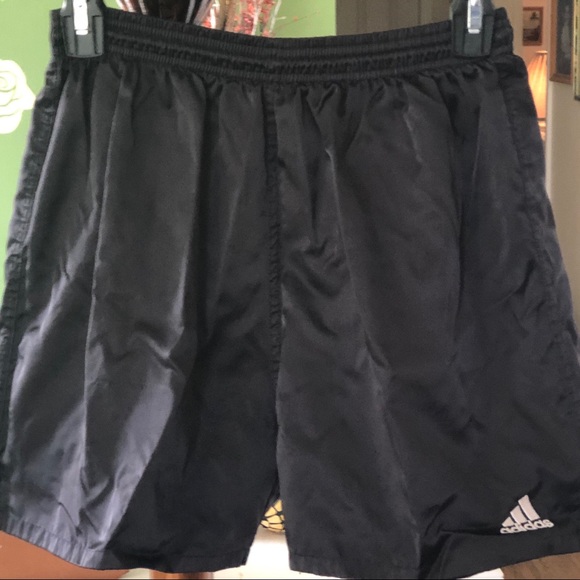 adidas Pants - Addidas womens athletic black silky shorts